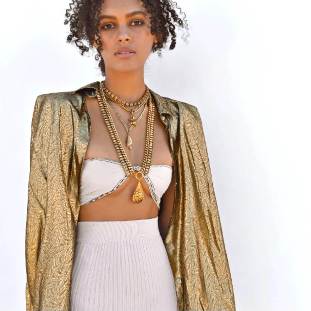 Dylan Lex Gilded Holden Necklace / Brand New